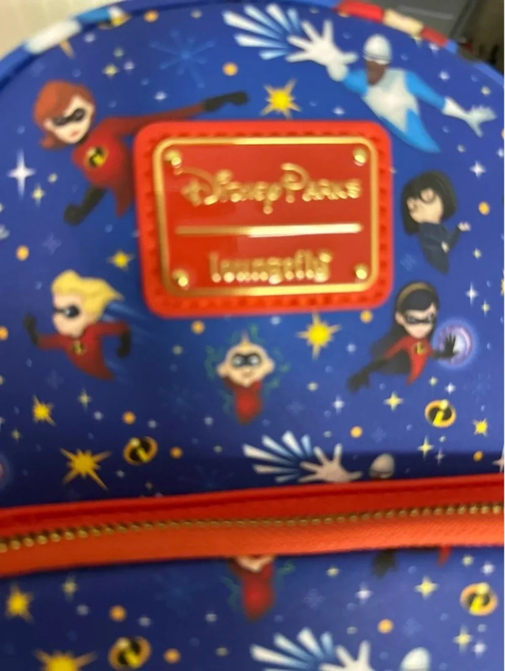 The incredibles all over print Disney parks loungefly bag new